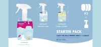Nettoyant en spray solide tout usage, neutre, sûr et efficace, anti-taches, avec recharge de comprimés nettoyants naturels