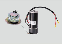 Petit moteur électrique pour roue arrière, différentes tailles d'essieu pour 4 roues, 250W, 7 pouces, 24V
