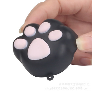 ตัวล็อครูปสัตว์ จี้รูปอุ้งเท้าแมว ของเล่นโฟม PU ความยืดหยุ่นสูง ของขวัญ - Product Image 3