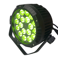 Projecteur LED étanche IP65 DMX512 pour scène, DJ, événements, 18x18W RGBWUV 6-en-1, idéal pour musique, mariages, fêtes, parcs