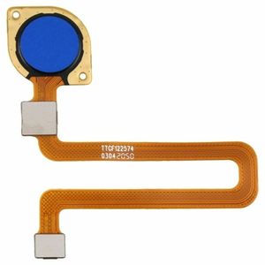 Cable flexible con lector de huellas dactilares para Xiaomi Redmi 10A azul - Product Image 1