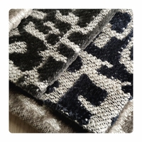 Tela de Chenilla Jacquard de Algodón y Lino Mezclado para Tapicería de Muebles, Estilo Moderno, de Alta Calidad, Teñida con Hilo, Ecológica y Resistente