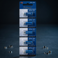 Baterai Alkaline A27 27A 12V Anti Bocor 100mnt untuk Sistem Keamanan Sensor Gerak Grosir Langsung dari Pabrik