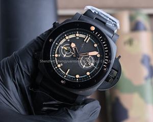Montre pour homme de 47 mm, modèle classique V7, nouveau modèle SUBMERSIBLE, mouvement mécanique automatique ajouré - Product Image 3