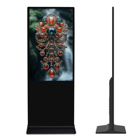 Kiosco digital HDFocus con pantalla táctil de 49 pulgadas, PC todo en uno para publicidad en vídeo e instalación de pisos de información para museos