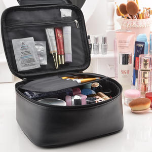 Trousse de Maquillage de Voyage en Cuir PU Imperméable avec Logo Personnalisé, Pochette de Toilette Multifonctionnelle à Fermeture Éclair pour Cosmétiques – Vente en Gros - Product Image 5
