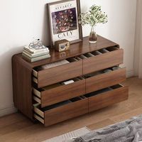 Armoire murale de rangement en bois massif de style rétro vintage avec tiroir, design vertical pour la fin du lit, commode pour salon et chambre à coucher
