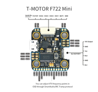 T-MOTOR Mini F7 Flight Controller dengan BMI270/MPU6000 Racing FC untuk FPV Freestyle Drones DIY Parts Accessory