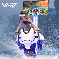 Simulateur de course automobile VR VART Parc d'attractions, machine de jeu VR 9D, machine de course moto VR