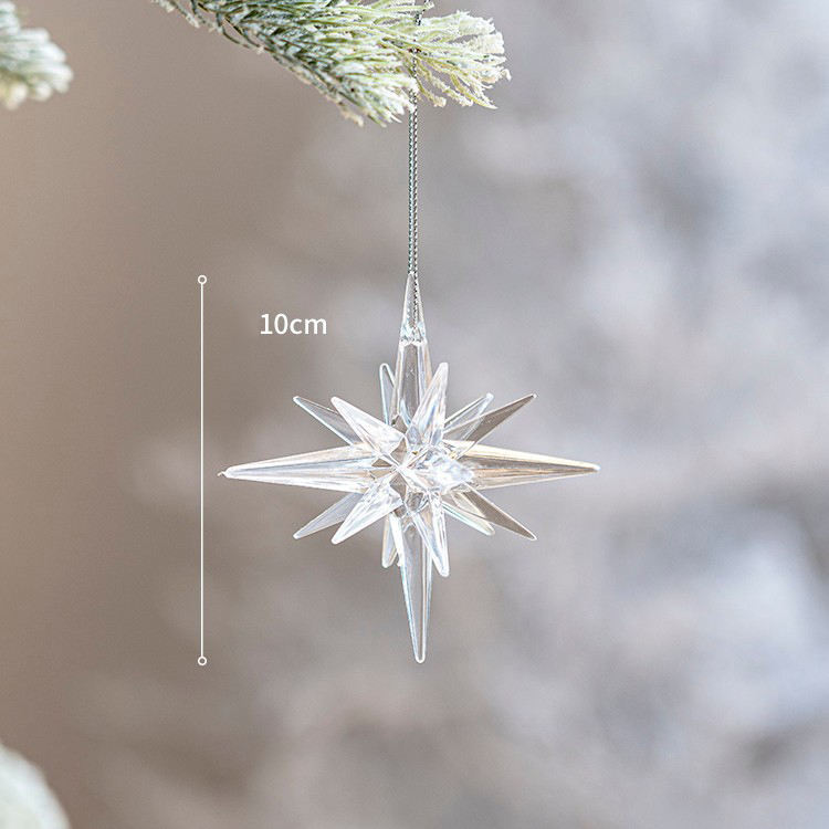 Étoile transparente qui explose transparente