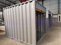 10 '12' 16 '20' pieds démontables en acier assembler mobile mobile déplacer abattre paquet plat self stockage portable conteneur de stockage