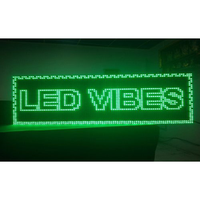 Modules LED verts monocouleur haute luminosité P10mm 320x160mm pour panneau de signalisation LED, écran à texte/message défilant