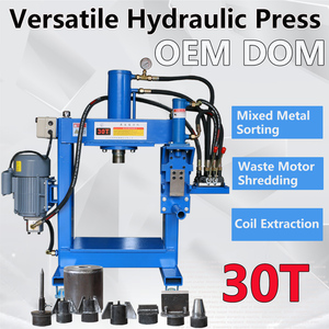 Prensa Hidráulica <span class=keywords><strong>de</strong></span> Doble Columna QDLSF para Desguace <span class=keywords><strong>de</strong></span> Chatarra Automotriz y Cable <span class=keywords><strong>de</strong></span> Cobre, Capacidad 300KN, Bomba <span class=keywords><strong>de</strong></span> Motor, Recipiente a Presión - Product Image 2