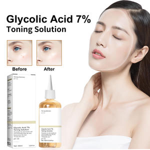100ML di acido glicolico 7% Toner per la pelle soluzione per la cura del viso per la rimozione dell'acne e l'idratazione profonda idratante ringiovanimento della pelle - Product Image 4