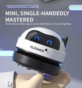 Mini <span class=keywords><strong>aspirateur</strong></span> de bureau léger pour la maison - Rechargeable par USB, <span class=keywords><strong>silencieux</strong></span>, nettoyage humide/sec pour les copeaux d'effaceur, les débris de papier et les miettes - Product Image 5