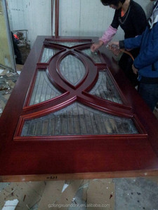 <span class=keywords><strong>Porte</strong></span> battante double moderne pour chambre d'hôtel, entrée principale, construction en bois composite, surface finie, isolation <span class=keywords><strong>phonique</strong></span> - Product Image 4