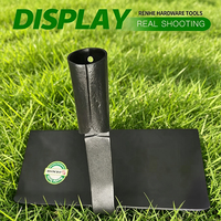 Tête de houe carrée en acier 50Mn de 12 pouces, robuste, 1,45 kg, houe plate professionnelle pour le jardinage, la construction et le creusement de fossés