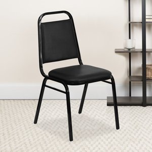 Luxury Popular <strong>Metal</strong> <strong>Frame</strong> Black Thick Padded Stackable Wedding Dinner Banquet <strong>Chair</strong> With <strong>Cover</strong>