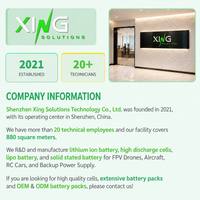 Аккумуляторная батарея Xing Solutions Semi-Solid State 23.1V 6S 12000mAh для БПЛА, 220 Втч/кг, высокая плотность, для промышленных дронов VTOL и картографирования