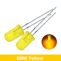5MM série complète LED rouge bleu blanc jaune vert diode électroluminescente courte longueur de broche 18MM DIP LED perles F5