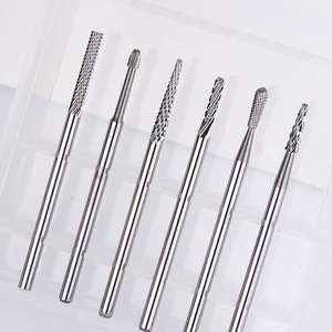 Tungsten Carbide Electric Nail <b>Drill</b> <b>Bit</b> Set Diamond Cross Barrel Manicure Kit for Salon Nail Tools - Product Image 3