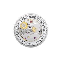 Mouvement automatique analogique unisexe en laiton avec date, 3 aiguilles, 38 heures, argent, SELLITA SW200-1 SZ 11 1/2''