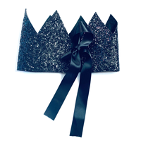 Nouveau bandeau couronne à paillettes et baguette étoile bâton Halloween fête chat oreille bandeau à paillettes pour enfants