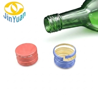 Factory Direct Sale Aluminium ROPP 28mm Bottle Caps with Stay-On Tamper-Evident Band Reusable Closures for Wine Soju Spirit