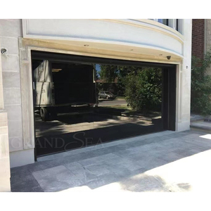 Porte de <span class=keywords><strong>garage</strong></span> en verre trempé au design moderne, 16 x 7, portes de <span class=keywords><strong>garage</strong></span> sectionnelles automatiques en aluminium à vendre - Product Image 6
