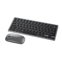 Clavier sans fil mini multimédia pour ordinateur portable, PC, TV, Macbook, Android