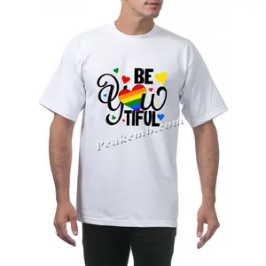 Camiseta masculina estampada do orgulho do amor do mês do amor é camisa preta da moda