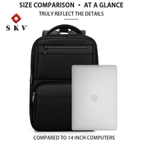 Sac à dos imperméable avec port USB pour les voyages en plein air, la randonnée, l'école, sac pour ordinateur portable unisexe, tissu Oxford, ceinture à coussin d'air