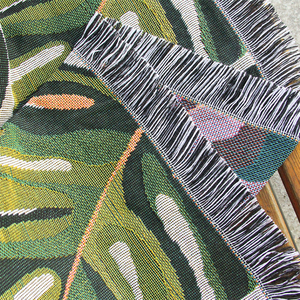 Cá Nhân Mô Hình & Logo Tùy Biến Thiết Kế Dệt Tấm Thảm Chăn Jacquard Sofa Chăn Với Ngoài Trời Dã Ngoại Ném Thảm - Product Image 5