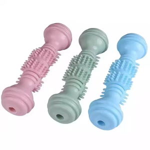 Juguetes para masticar para mascotas, juguetes de pesa para perros, palos molares, juguetes interactivos de entrenamiento para perros, cepillos de dientes para perros, palos interactivos para la dentición y limpieza dental - Product Image 1