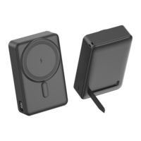 Power Bank Nirkabel Tren Terbaru 2025 20000mah Produk Power Bank Nirkabel Magnetik Pengisi Daya Cepat 22.5W dengan Kabel USB-C Ganda