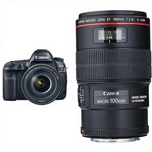 Canon EOS 5D Mark IV Full Frame Digitale SLR Camera met EF 24-105mm f4L IS II USM Lens Kit met EF 100mm f2.8L - Product Image 1
