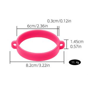 Anillo de Silicona Personalizado con Logotipo para Colgar Botellas de Agua, Anillo de Transporte para Botellas, Accesorios para Botellas, Diámetro de la Botella 6-10 cm - Product Image 2