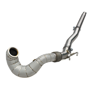 Collecteur d'échappement Boska sur mesure pour VW <span class=keywords><strong>Golf</strong></span> MK7 7R/<span class=keywords><strong>7</strong></span>.5R 2.0T 2014-2020 avec bouclier thermique, en stock, livraison rapide - Product Image 1