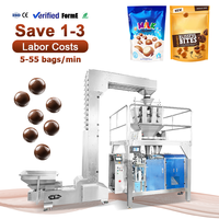 Machine d'emballage multifonctionnelle haute performance pour le remplissage et la scellure de sachets de chocolat et de snacks en doypacks