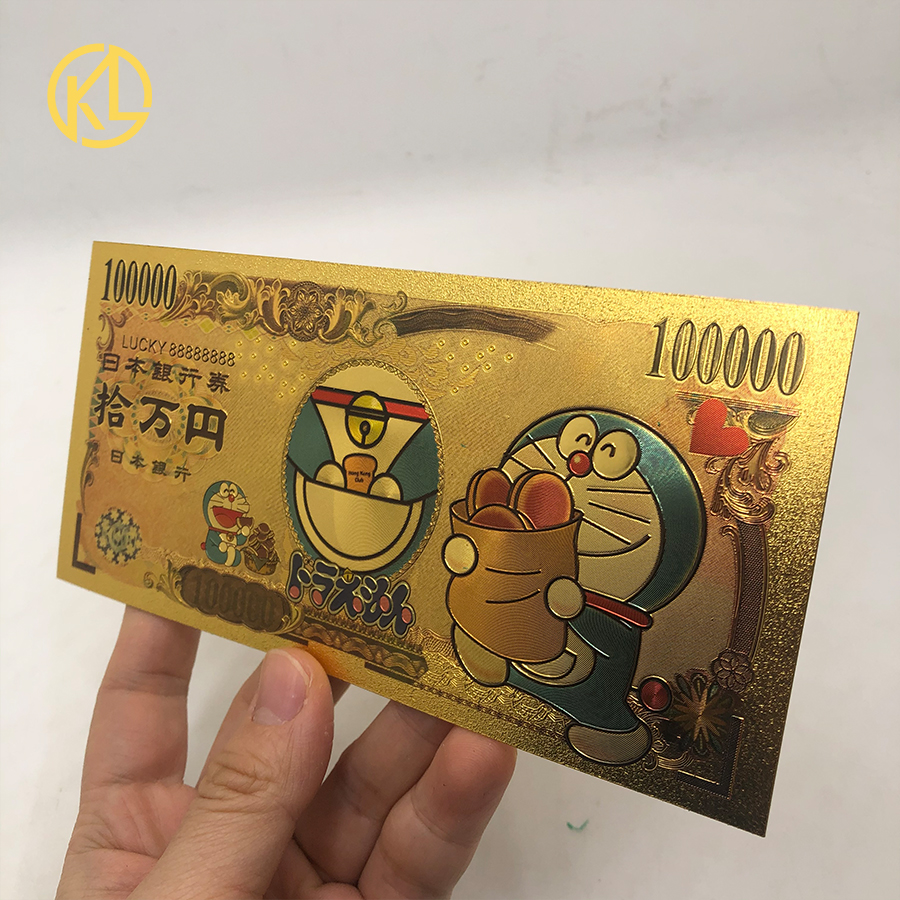 11種類日本東京漫画記念ゴールド紙幣ドラえもんカードギフト用