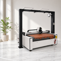 Machine de découpe CNC automatique en cuir véritable pour chaussures et sacs