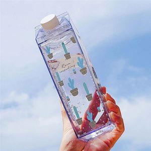 2026 New AY Customized Logo 500Ml 750Ml 1000Ml 16Oz 25Oz 32OZ Transparent Square <b>Clear</b> Milk <b>Bottle</b> Carton <b>Water</b> <b>Bottle</b> Jug - Product Image 6