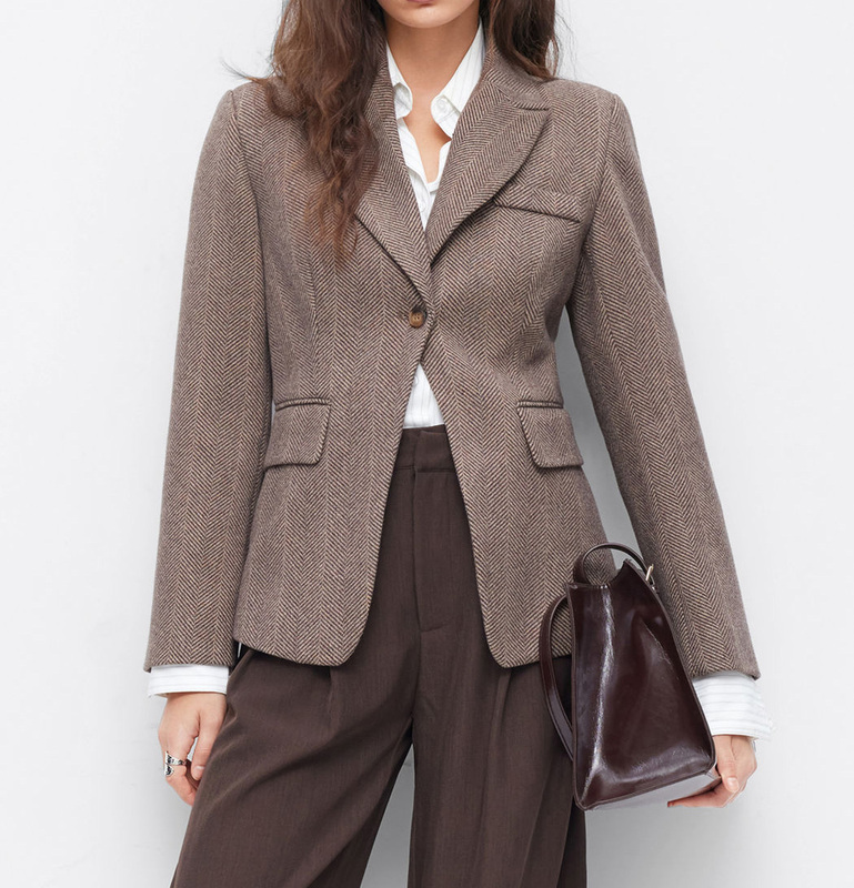 Women s Black Single Breasted Blazer