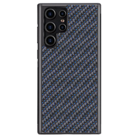 Étui de téléphone en fibre de carbone noire OEM de haute qualité pour les nouveaux Samsung S23/S24/S25 Ultra de luxe, vente en gros