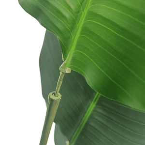 CHUANGFA 1,6 M Bonsai artificial Palma <span class=keywords><strong>del</strong></span> <span class=keywords><strong>viajero</strong></span> en forma de abanico en plástico para decoración de oficina o paisaje para cumpleaños Pascua - Product Image 3