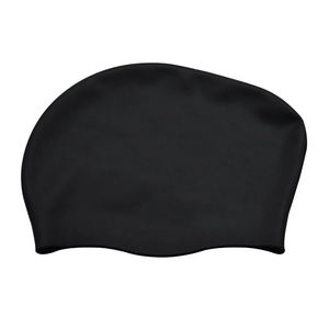 <span class=keywords><strong>Gorro</strong></span> de natación de carreras de silicona con logotipo personalizado OEM para mujeres adultas Pelo Largo tamaño <span class=keywords><strong>grande</strong></span> gorras de silicona impermeables para Entrenamiento de natación - Product Image 6