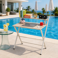 Table d'ordinateur portable pliable réglable moderne YOUTAI avec étagère pour étudiant à domicile