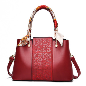Bolsa de Boda Roja Elegante para Mujer, Nueva Bolsa de Mano de Alta Gama y Gran Capacidad, Bolsa de Novia, Bolsa de Hombro para Boda - Product Image 1
