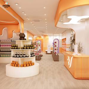 Design d'intérieur d'animalerie <span class=keywords><strong>de</strong></span> luxe, meubles en bois sur mesure, comptoirs d'affichage à LED et luminaires complets pour magasins <span class=keywords><strong>de</strong></span> détail - Product Image 1