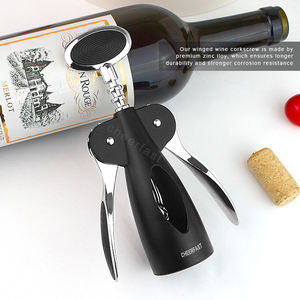 Multifunctional Zinc Alloy Wine Bottle Cork Screw Opener <strong>Excellent</strong> Winged Style Waiter Corkscrew - Product Image 6